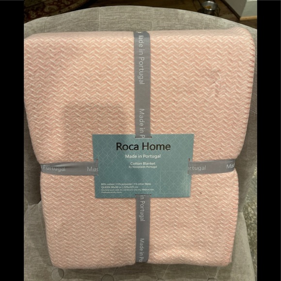 roca home Bedding Roca Home Blanket Cotton Blend Made In Portugal